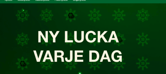 Julkalender hos Unibet!